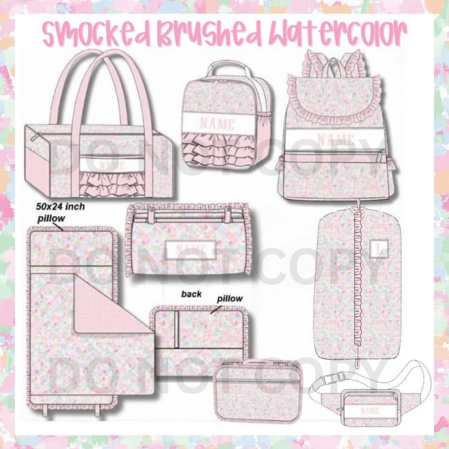 Smocked Luggage - Small Duffel Bags