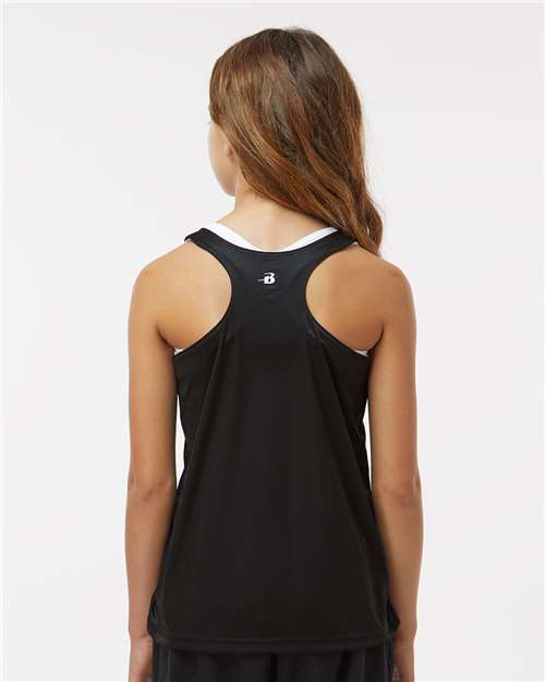 Badger Girls’ B-Core Racerback Tank Top 2166