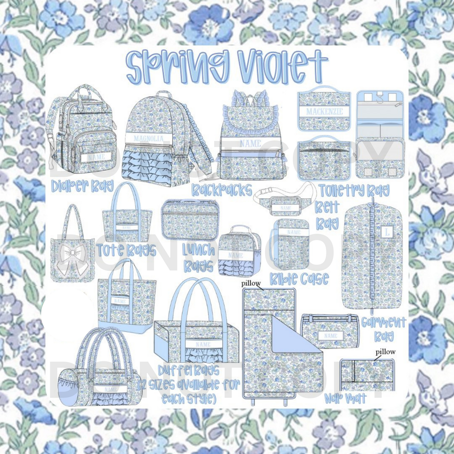 Smocked Luggage - Small Duffel Bags