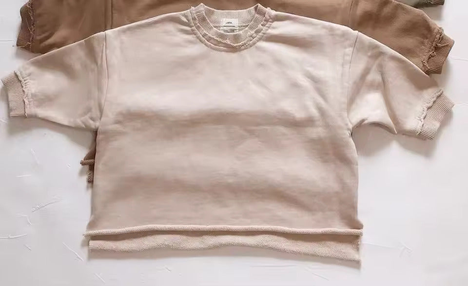 "Thankful" Embroidered Sweater Bubble