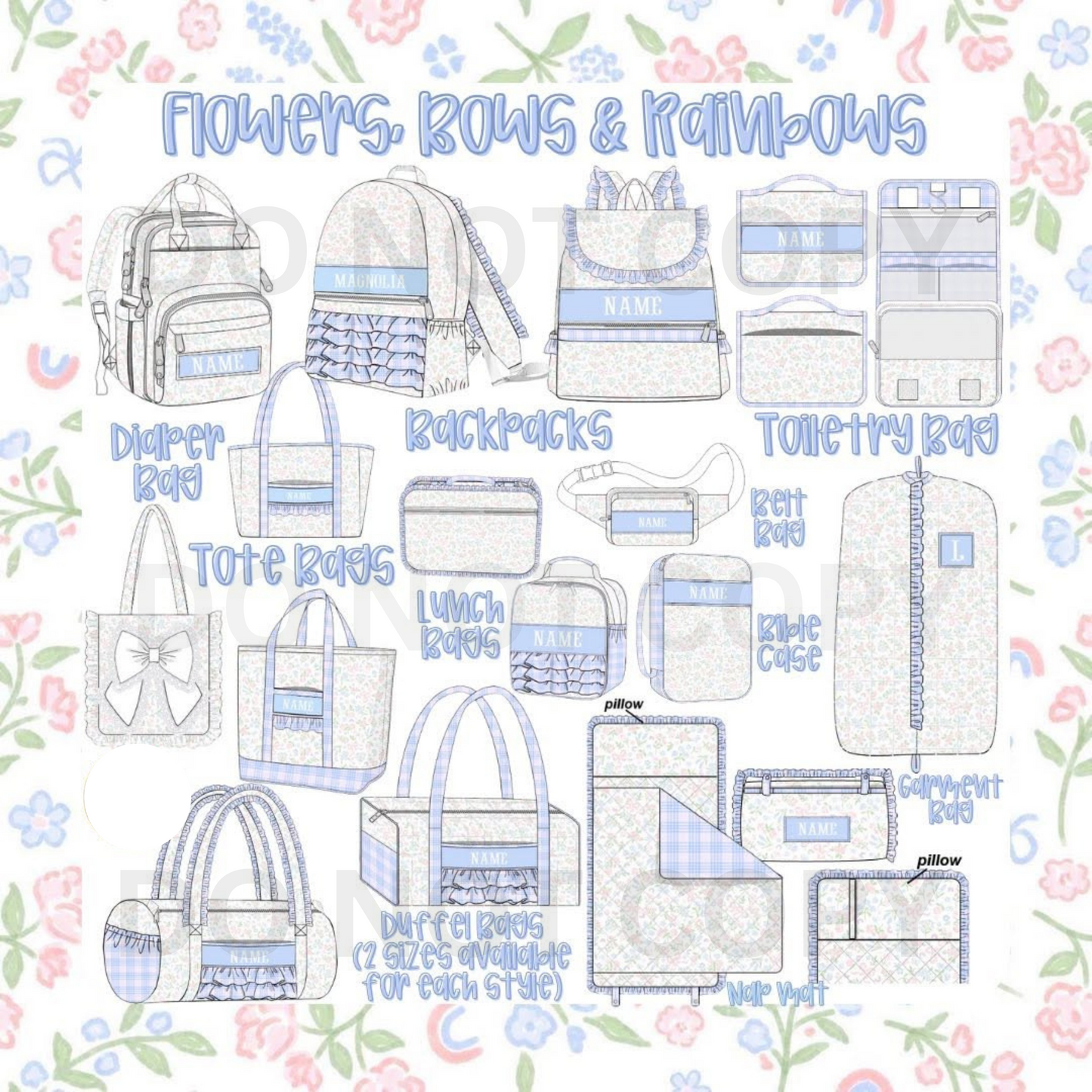 Smocked Luggage - Toiletry Bag