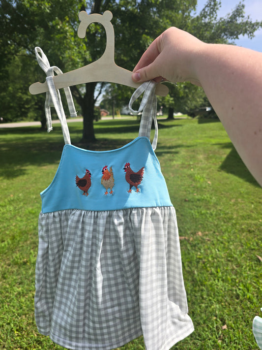 Blue Chicken Bloomer Set