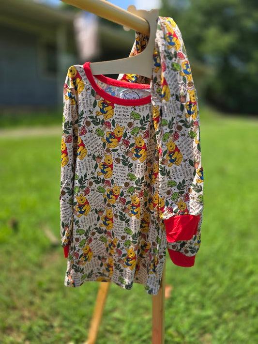 Hundred Acre Friends Long Sleeve PJ Set