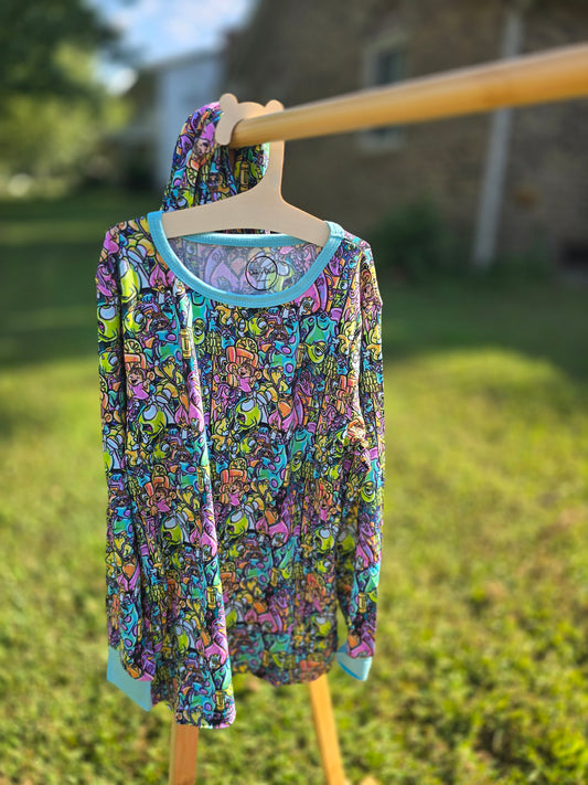 Monsters Movie Long Sleeve PJ Set