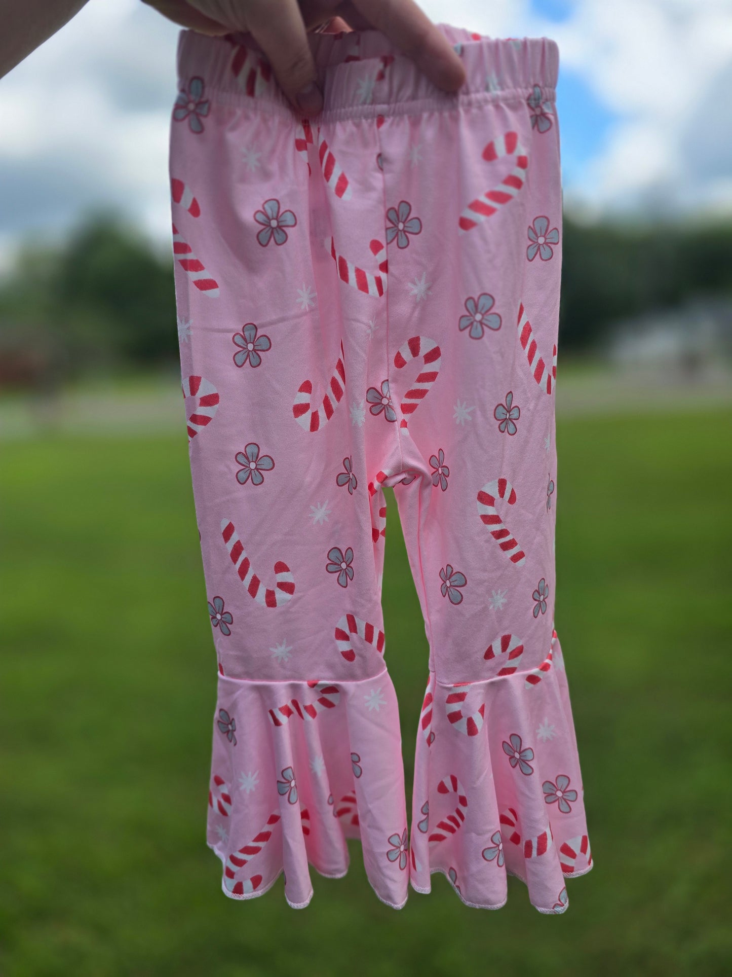 Candy Cane Cutie Sweatshirt w/ Flare Pants