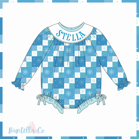 Snowflake Patchwork Name Bubble (TAT November)