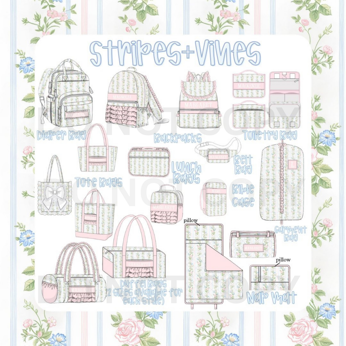 Smocked Luggage - Toiletry Bag