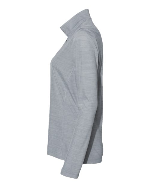 Adidas Women's Lightweight Mélange Quarter-Zip Pullover A476