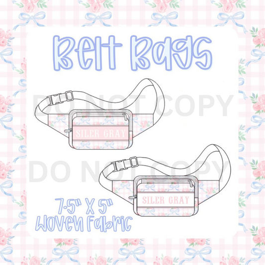 Smocked Luggage - Belt Bags