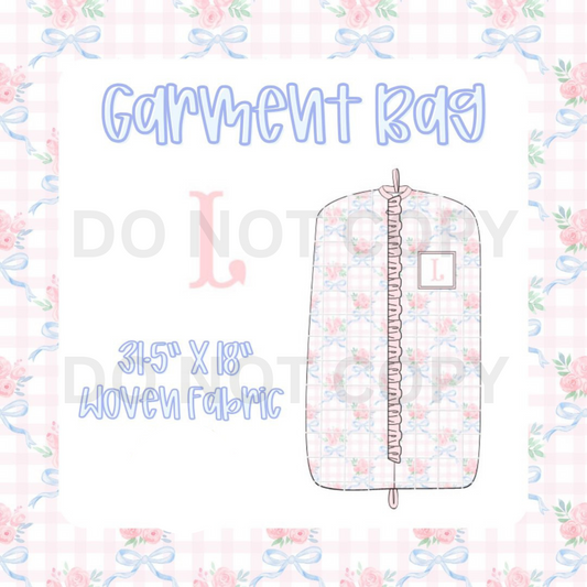 Smocked Luggage - Garment Bag