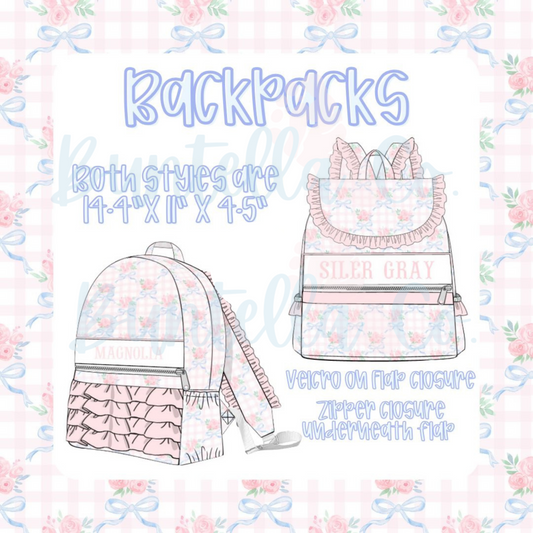 Smocked Luggage - Backpack