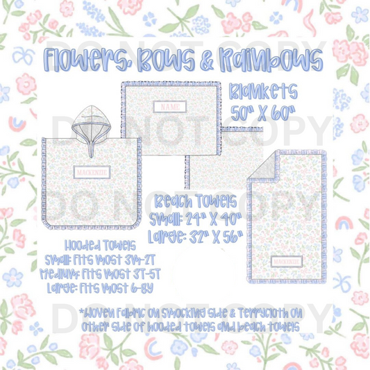 Smocked Luggage - Hooded Towel
